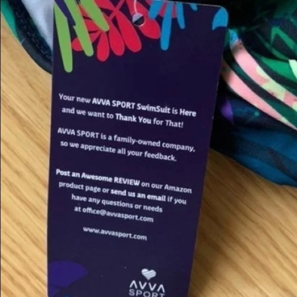 New swimsuit woman’s size large one piece AVVA sport love - Picture 9 of 10